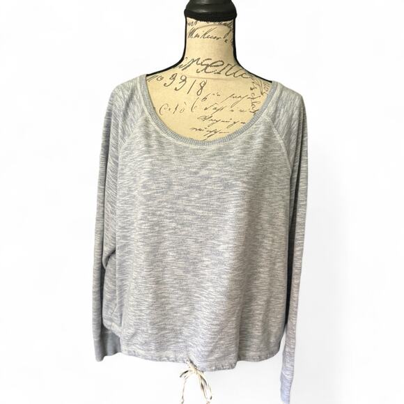 Victoria's Secret Angels 2015 Blue Terry Cloth Sweatshirt XL SEE MEASUREMENTS - Picture 1 of 5